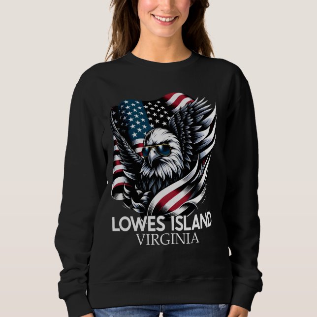 Sudadera Isla De Lowes Virginia 4 De Julio Estados Unidos F (Anverso)