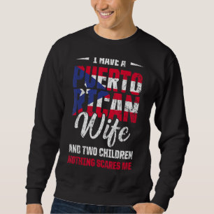 Sudadera Isla de Puerto Rico Orgulloso Puer del Pueblo Nort