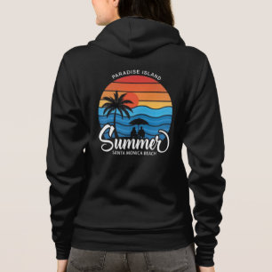 Sudadera Isla del Paraíso Playa Santa Mónica-35307