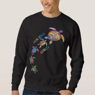 Sudadera Isla del Tibee Sur Isla Georgia Amante de la tortu