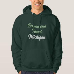 Sudadera Isla Drummond Michigan Printed Hoodie