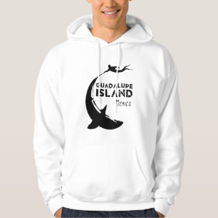 Sudadera Isla Guadalupe México   Buceo Scuba Con Tiburones