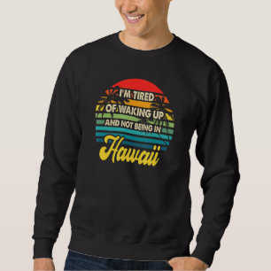 Sudadera Isla Hawái Vacaciones Retro Atardecer Hawái