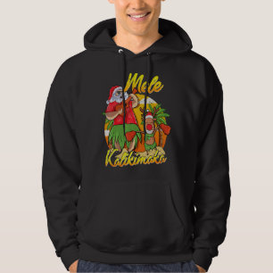 Sudadera Isla Hawaiana Mele Kalikimaka Santa Reindeer Xma