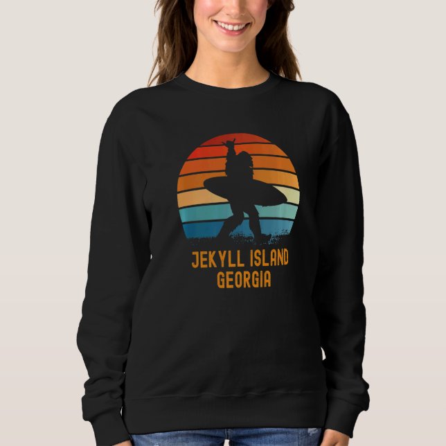 Sudadera Isla Jekyll Georgia Sasquatch Souvenir (Anverso)