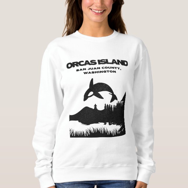 Sudadera Isla Orcas Naturaleza de senderismo exterior (Anverso)