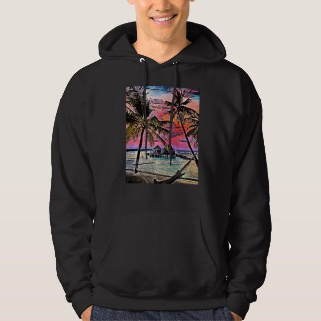 Sudadera Isla Paraíso Maldivas 1 (Anverso)