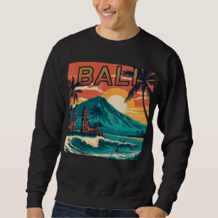 Sudadera Isla Retro Bali - Sunset Beach Ocean Surfers