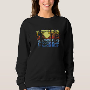 Sudadera Isla St Simons Georgia Beach Summer Ga Beach Bum