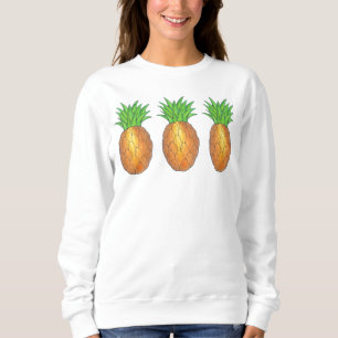 Sudadera Isla Tropical Piña Fruta de la Piña Hawái