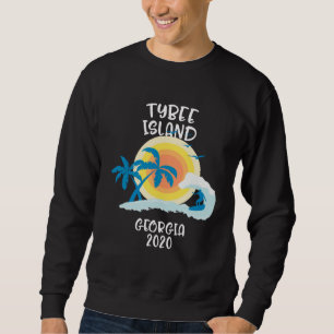 Sudadera Isla Tybee Georgia Vacaciones Oleaje Playa Familia