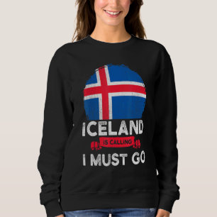 Sudadera Islandia dice que debo ir al patrimonio de Islandi