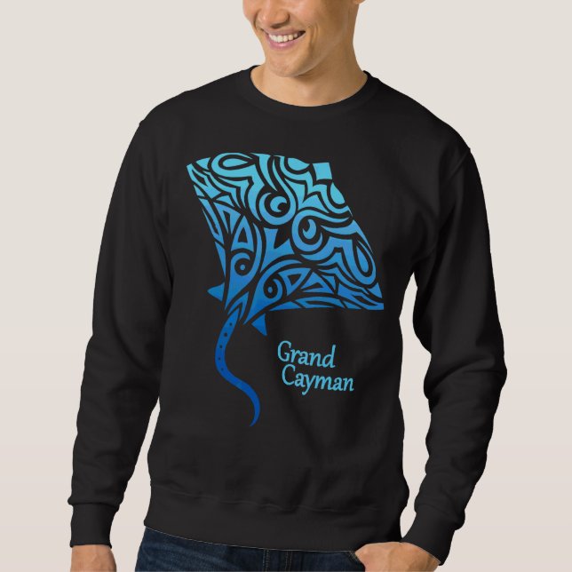 Sudadera Islas de Gran Caimán: Retro (Anverso)