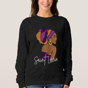 Sudadera Islas del Caribe de Santa Lucía Tradicional Et