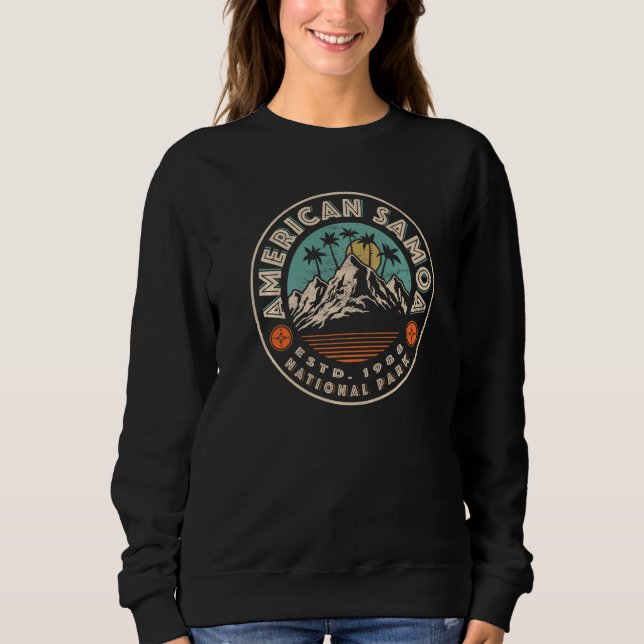 Sudadera Islas del Parque Nacional de Samoa Americana (Anverso)