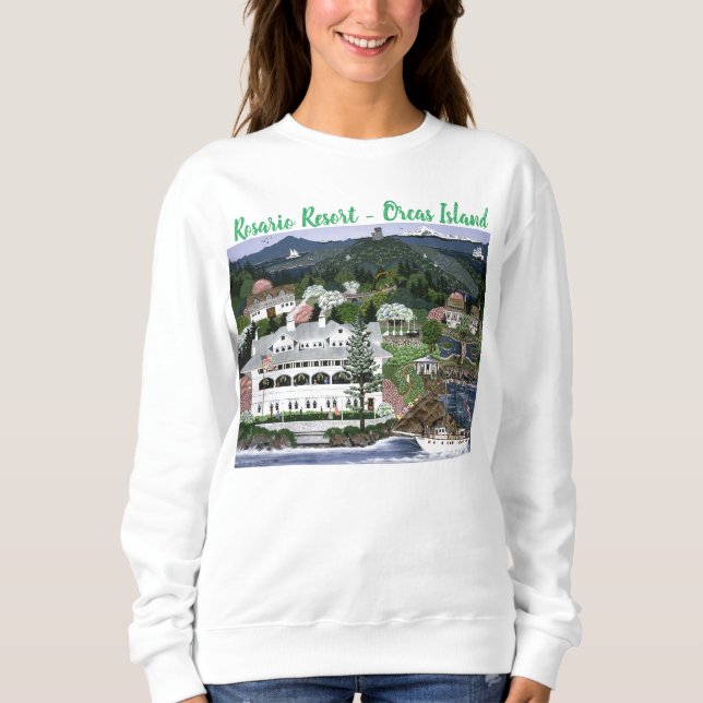 Sudadera Islas San Juan ~ Rosario Resort ~ Washington (Anverso)