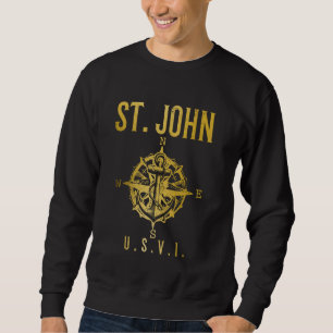 Sudadera Islas Vírgenes de los Estados Unidos San Juan Vela