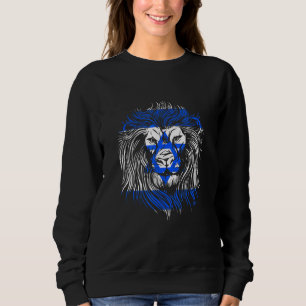 Sudadera Israel Bandera Cabeza de León Leones Raíces del Or