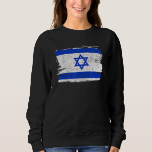 Sudadera Israel Bandera Orgullo Amistad Orgullo Paz Vintage