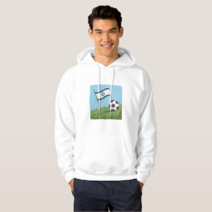 Sudadera Israel flag and soccer ball