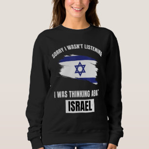 Sudadera Israel lamenta no haber escuchado pensar acerca de