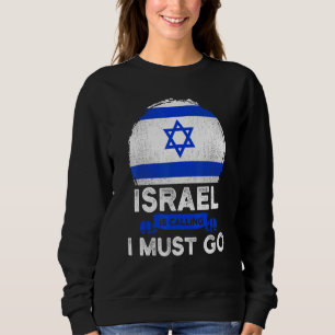 Sudadera Israel llama a que debo ir a las raíces del patrim