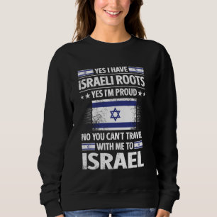 Sudadera Israel Rota el Patrimonio Israelí Orgulloso de Isr