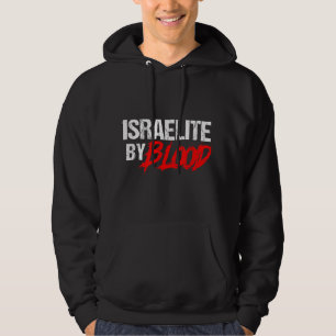 Sudadera Israelita Divertido Por Sangre Fe Judía para Hebre