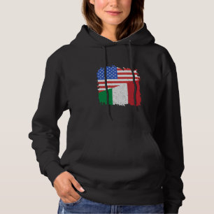 Sudadera Italia América EE. UU. Orgullo Italiano Bandera It