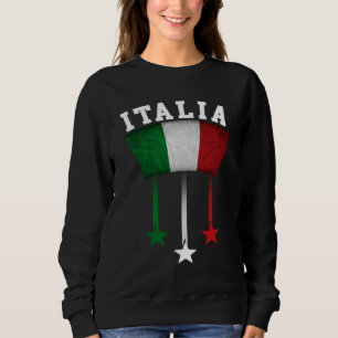 Sudadera Italia Bandera de Italia Emblema Orgullo Italiano 