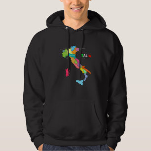 Sudadera Italia Boots Country Map Italia Mappa Stilvali