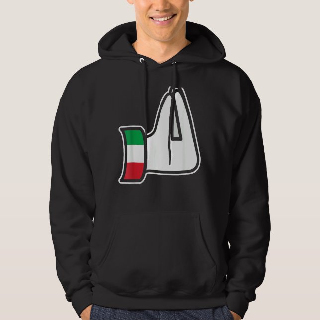 Sudadera Italia Italia Italia Italia Italiano Humor F (Anverso)