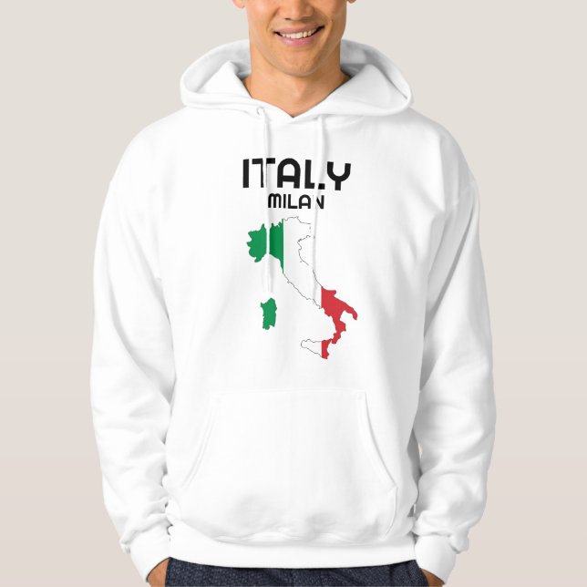 Sudadera Italia, Italia, país, Italia, pabellón, Italia, no (Anverso)