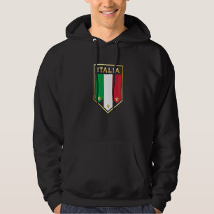 Sudadera Italia: Orgulloso escudo italiano de bandera