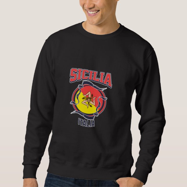 Sudadera Italia Sicilia (Anverso)