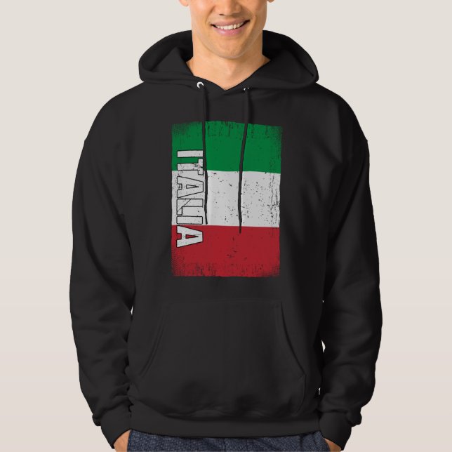Sudadera Italian Flag Italy (Anverso)