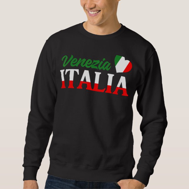 Sudadera Italiana Italia Nacida Cultura Cute Venezia Italia (Anverso)