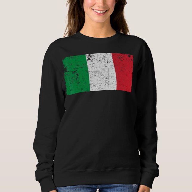Sudadera Italiano de estilo italiano café italiano (Anverso)