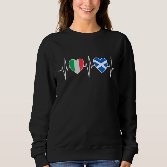 Sudadera Italy And Scotland Scottish Flag Flags (Anverso)