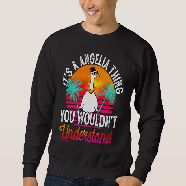 Sudadera It's A Angelia Thing You Wouldn't Understand  Ange (Anverso)