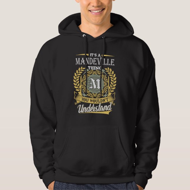Sudadera It's A Mandeville Thing You Couldn't Understand (Anverso)