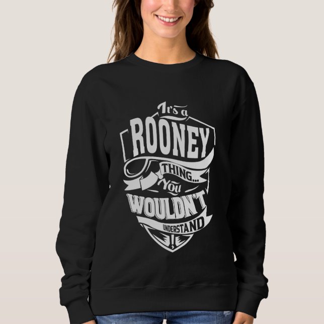 Sudadera It's a ROONEY Thing Gifts (Anverso)