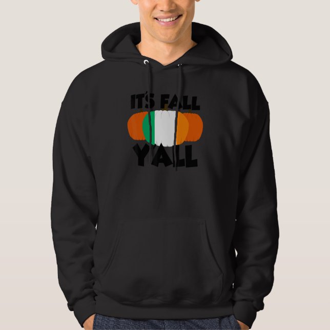 Sudadera It's Fall Y'all Thanksgiving Pumpkin Ireland 2 (Anverso)