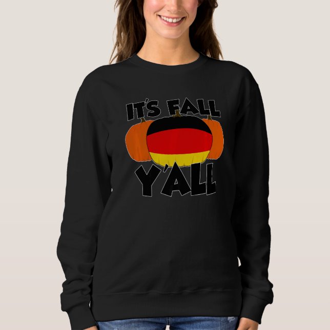 Sudadera It's Fall Y'all Thanksgiving Pumpkin Italy  1 (Anverso)