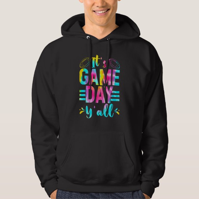 Sudadera It's Game Day Y'all  Football Game Day Football (Anverso)