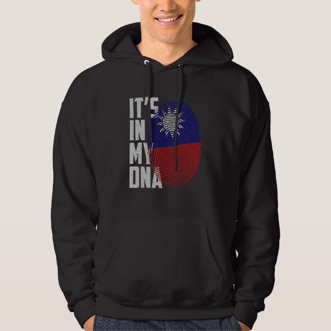 Sudadera It's In My DNA Taiwan Taiwanese Flag Taiwan Finger (Anverso)