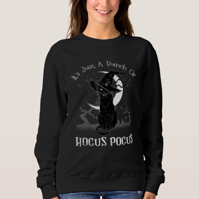 Sudadera It's Just A Bunch Of Hocus Pocus Cat Claws Costume (Anverso)