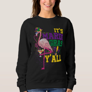 Sudadera Its Mardi Gras Yall Carnival Costume Flamingo Mard