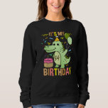 Sudadera Its My 34th Birthday Crocodile Alligator<br><div class="desc">Its My 34th Birthday Crocodile Alligator</div>