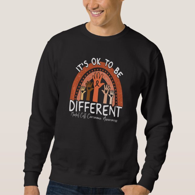 Sudadera It's Ok To Be Different Merkel Cell Carcinoma Awar (Anverso)